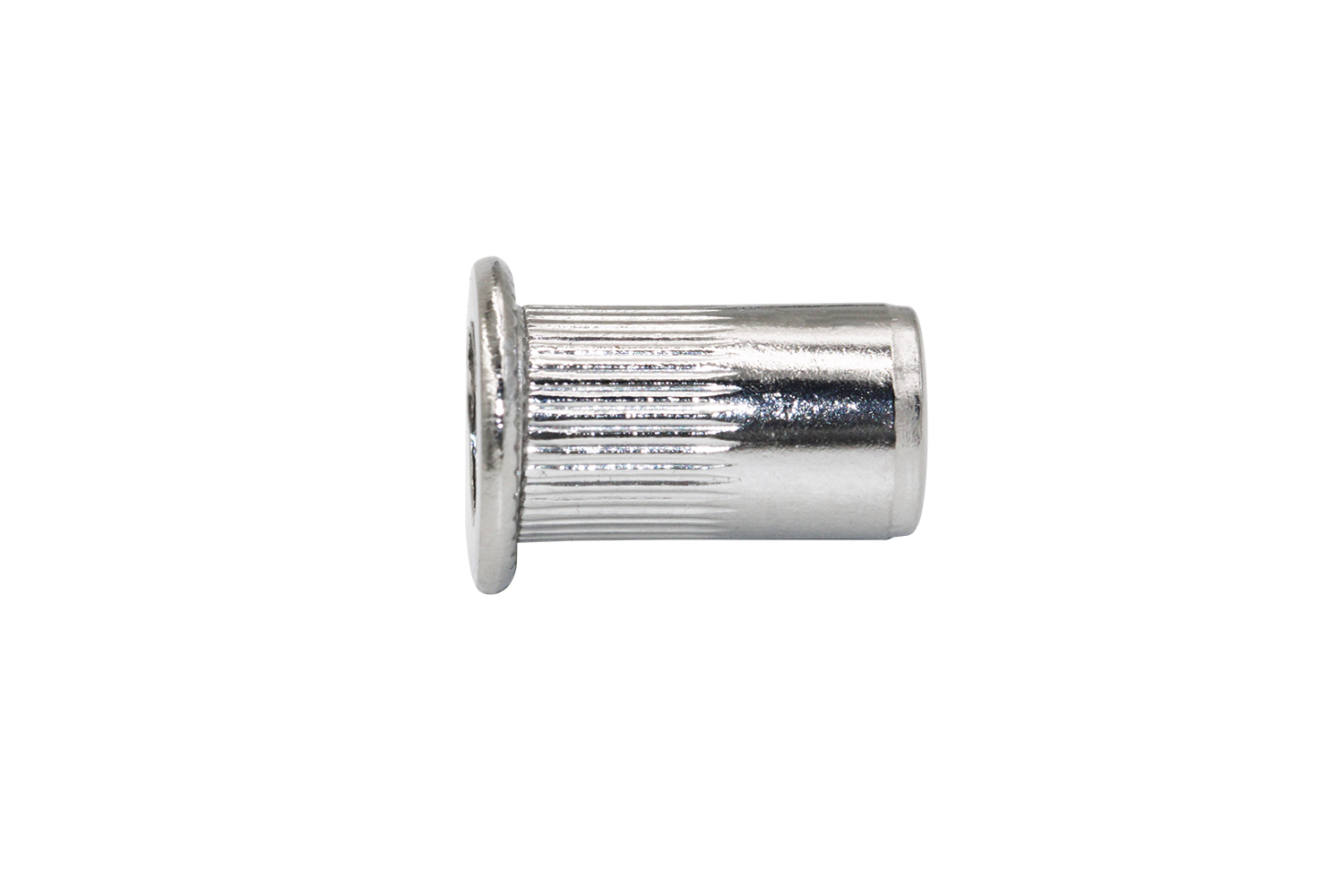 QIB/IND FMKS Stainless steel flat head knurled rivet nuts
